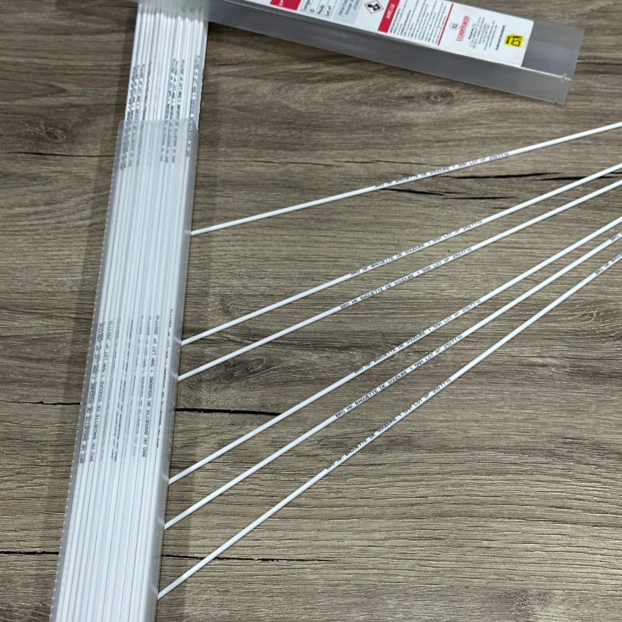 BAGUETTE ARGENT 20 Pourcent ENROBEE DE SOUDURE BROQUETAS BRO HK CU 16 AG MADE IN SPAIN